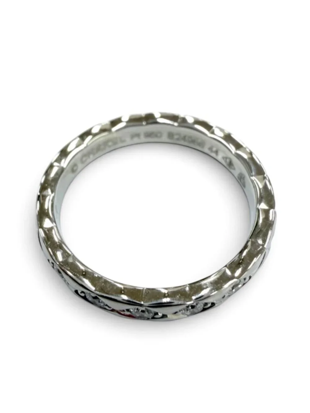 Chanel Diamond Coco Crush Ring Month Platinum JP